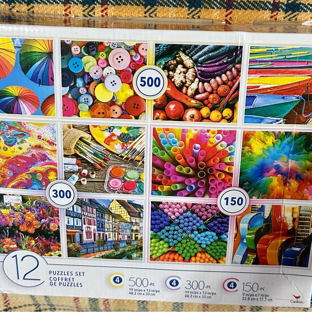 Colorful Puzzle Set by